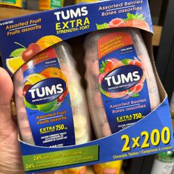 قرص جویدنی ضد اسید معده تامز (TUMS) مدل اکسترا استرنت 750 - بسته دوقلو UMS Extra Strength 750