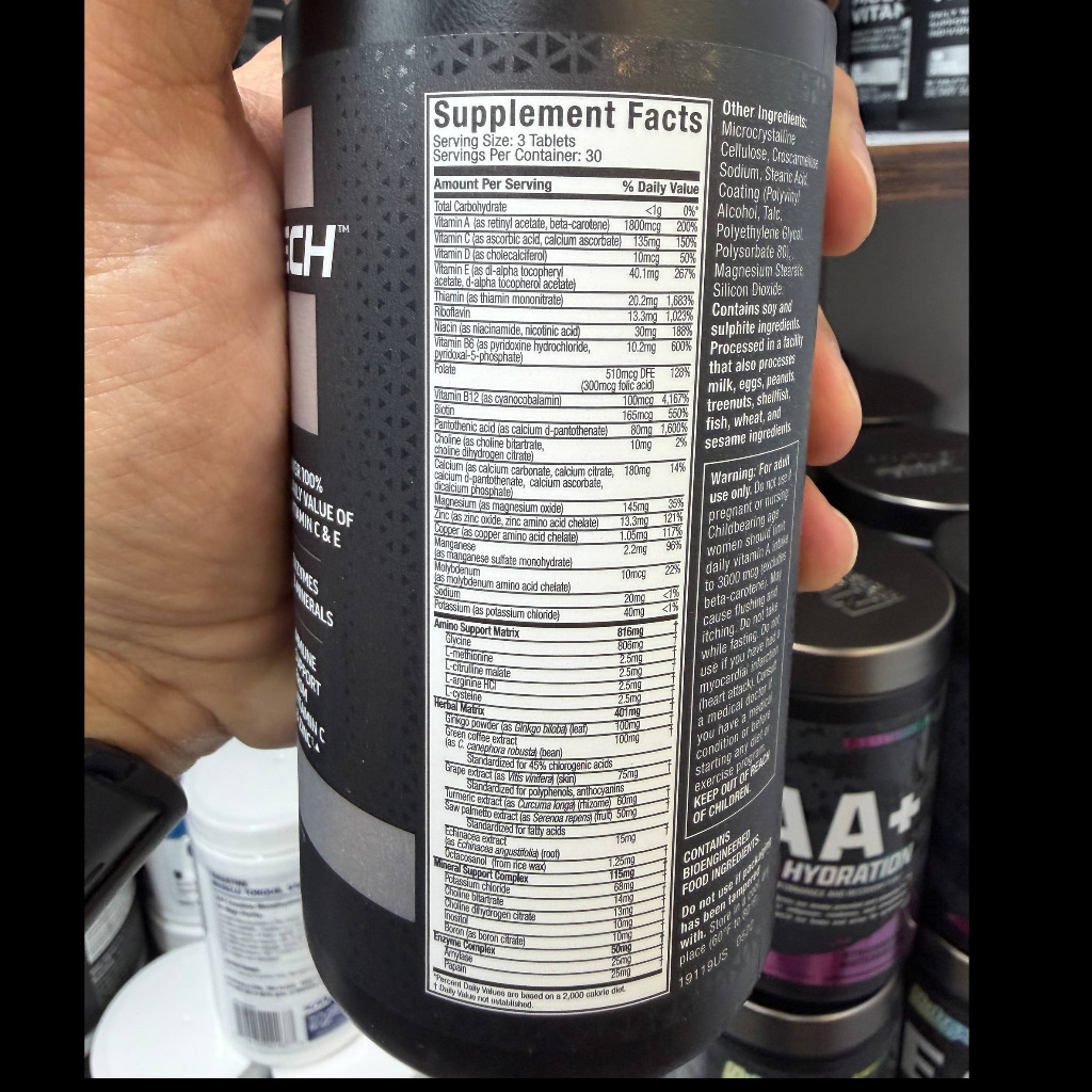 مولتی ویتامین پلاتینیوم ماسل تک (MuscleTech Platinum Multi Vitamin)