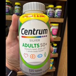 قرص مولتیویتامین سنتروم سیلور ادالت 50+ (Centrum Silver Adults 50+) – مدل 325 عددی