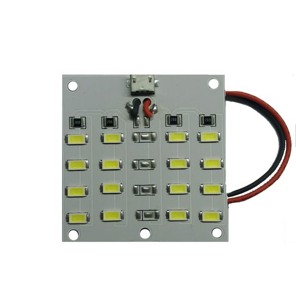 چیپ روشنایی(16 LED) 5 ولت سیم دار