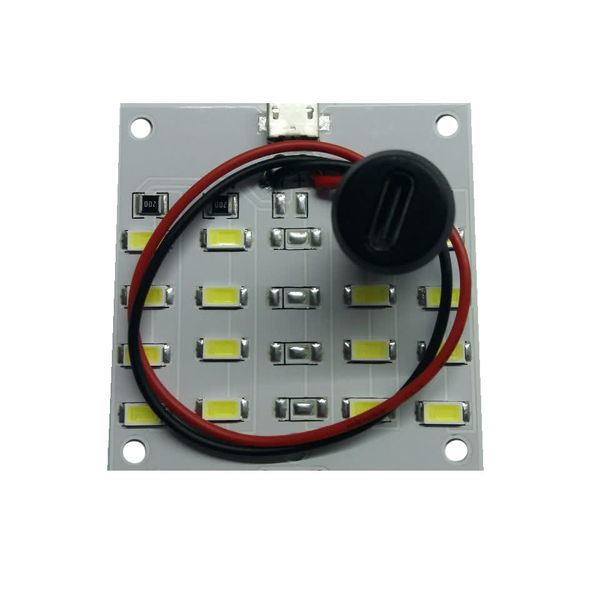 چیپ روشنایی(16 LED) 5 ولت با ورودی Type-C