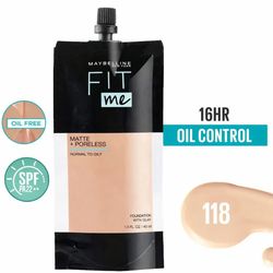 کرم پودر فیت می  FIT me ساشه ای حجم 40 میل شماره 118 اورجینال