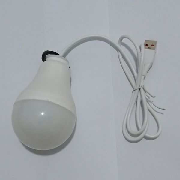 لامپ مسافرتی 5 وات با کابل USB (فروش عمده و تکی)