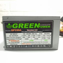 پاور 330 وات گرین مدل Green GP330A 330W | استوک | مهلت تست