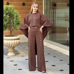 لنا (شنل و شلوار ) قهوه ای