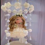 عروسک فرشته آویز موزیکال کد 17