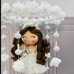 عروسک فرشته آویز موزیکال کد 18