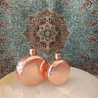 قمقمه مسی رزمی گرد سایز 1