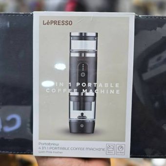 دستگاه اسپرسوساز مسافرتی و شارژی (4 در 1) از برند LePresso