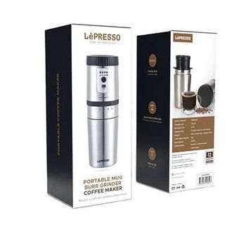 قهوه‌ساز و آسیاب مسافرتی لپرسو LePresso مدل LPGCMSM
