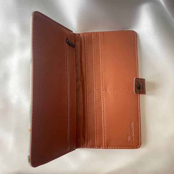 کیف پول پالتویی دکمه دار