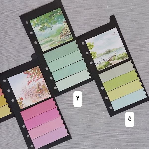 استیکی نوت و ایندکس طرح طبیعت