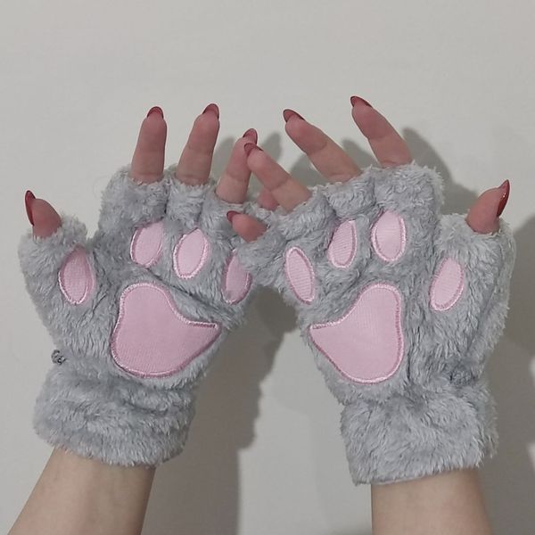 دستکش پنجه گربه مخملی