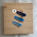 پک 3 عددی گیره مو انبری با طیف رنگی