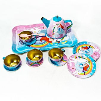 اسباب بازی ست چای خوری فلزی 17 تکه