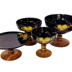 سرویس پذیرایی چوب و سرامیک 4 تیکه زرفام