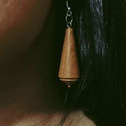 گوشواره دستساز چوبی دارا