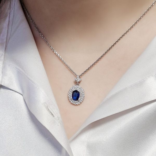 نیم ست نقره زنانه سنگ آبی