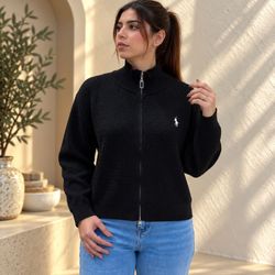 بلوز بافت وارداتی زیپ دار کد M1265