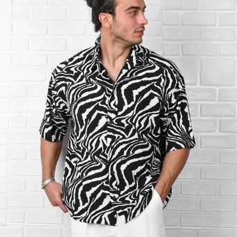 پیراهن طرح زبرا REBI