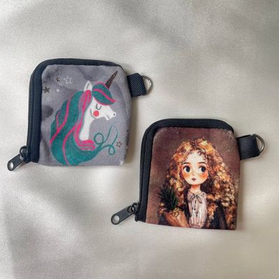 کیف هندزفری مخمل فانتزی