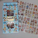 پک استیکر شفاف صدتایی