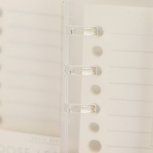 کلاسور شفاف شش حلقه