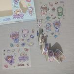 پک چسب واشی و استیکر شفاف