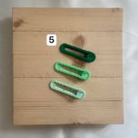 پک 3 عددی گیره مو انبری با طیف رنگی