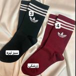 جوراب ساقدار نخ پنبه مدل اسپرت