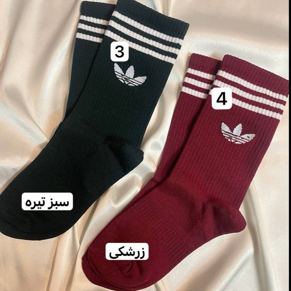 جوراب ساقدار نخ پنبه مدل اسپرت