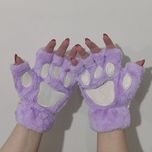 دستکش پنجه گربه مخملی