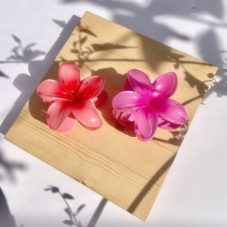 کلیپس گل پلومریا رنگی سایز بزرگ