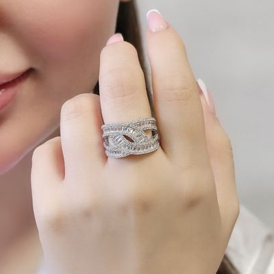 انگشتر نقره زنانه
