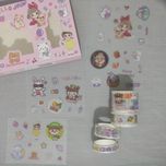 پک چسب واشی و استیکر شفاف