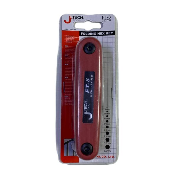آچار آلن ستاره ای جتک JETECH) FT-8)
