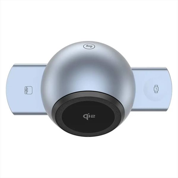 استند شارژر پاورولوژی Powerology Qi2 PWC039 Speaker Charge Station