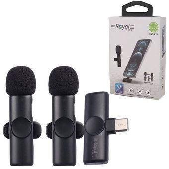 🎤 میکروفون یقه‌ای بی‌سیم Royal RM-K11