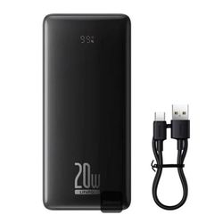 🔋 پاوربانک باسئوس LiFePO4 PPLP184 – ظرفیت 18400 mAh، شارژ سریع PD 20W