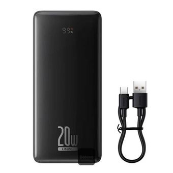 🔋 پاوربانک باسئوس LiFePO4 PPLP184 – ظرفیت 18400 mAh، شارژ سریع PD 20W