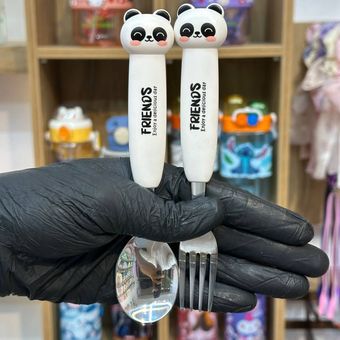 قاشق و چنگال کودک طرح انیمال