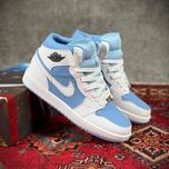 کفش نایک ساقدار AIR JORDAN آبی سفید