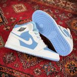 کفش نایک ساقدار AIR JORDAN آبی سفید