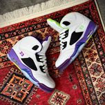 کتونی جردن فایو سبز بنفش