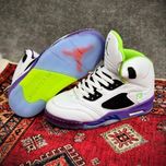 کتونی جردن فایو سبز بنفش