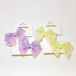 گیره موی پاپیون توری کودک