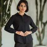 شومیز دکمه مخفی