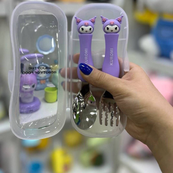 قاشق و چنگال کودک طرح شخصیت های سانریو