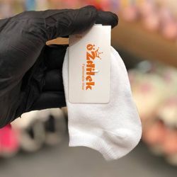 جوراب کودک سفید ساده (مچی)