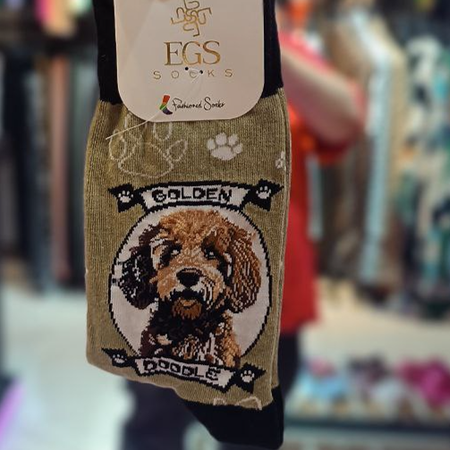 جوراب وارداتی طرح puppy از برند egs
